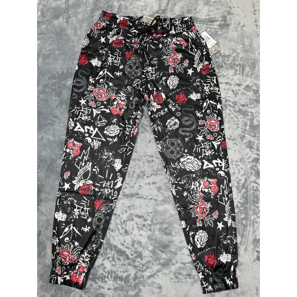 Fresh Prints Of Bel-Air Sweatpants Mens Black/White Style D2319-Y2805 NWT